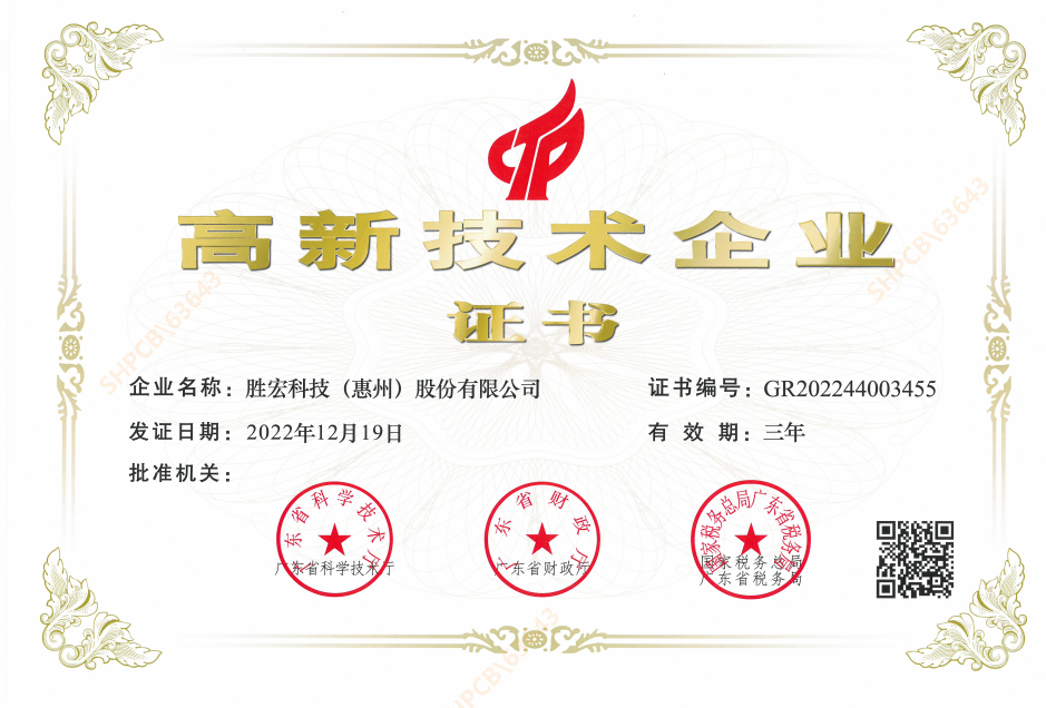 喜讯！我司顺利顺利获得“高新技术企业”认定